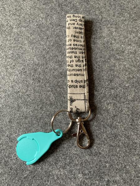 Schlüsselanhänger 4  (Chip türkis)